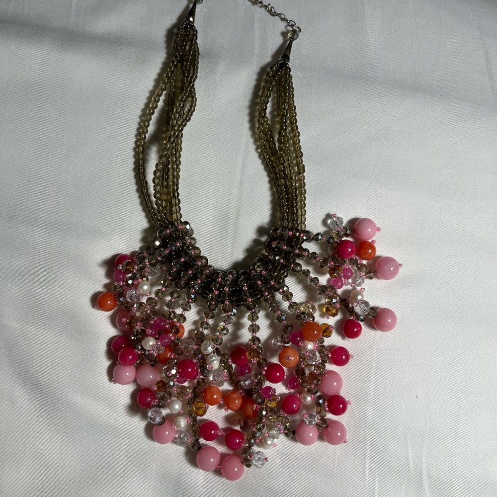 Jackie Jones pink multicolor necklace